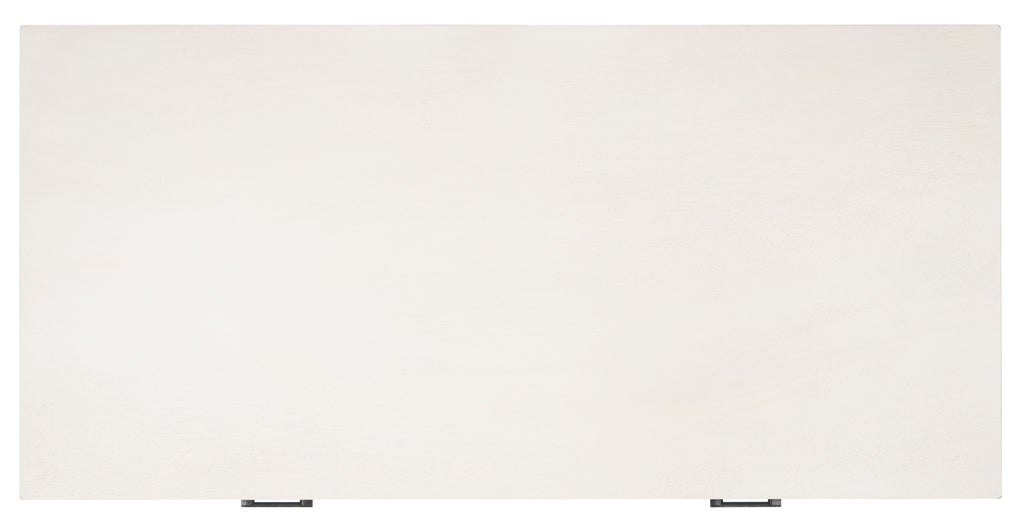 SAFAVIEH O'Dwyer Solid Retro 2 Drawer Writing Desk, Distressed White