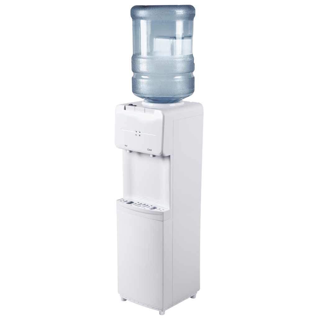 Great Value Top Loading Hot/Cold Temperature Water Dispenser, White Water Cooler