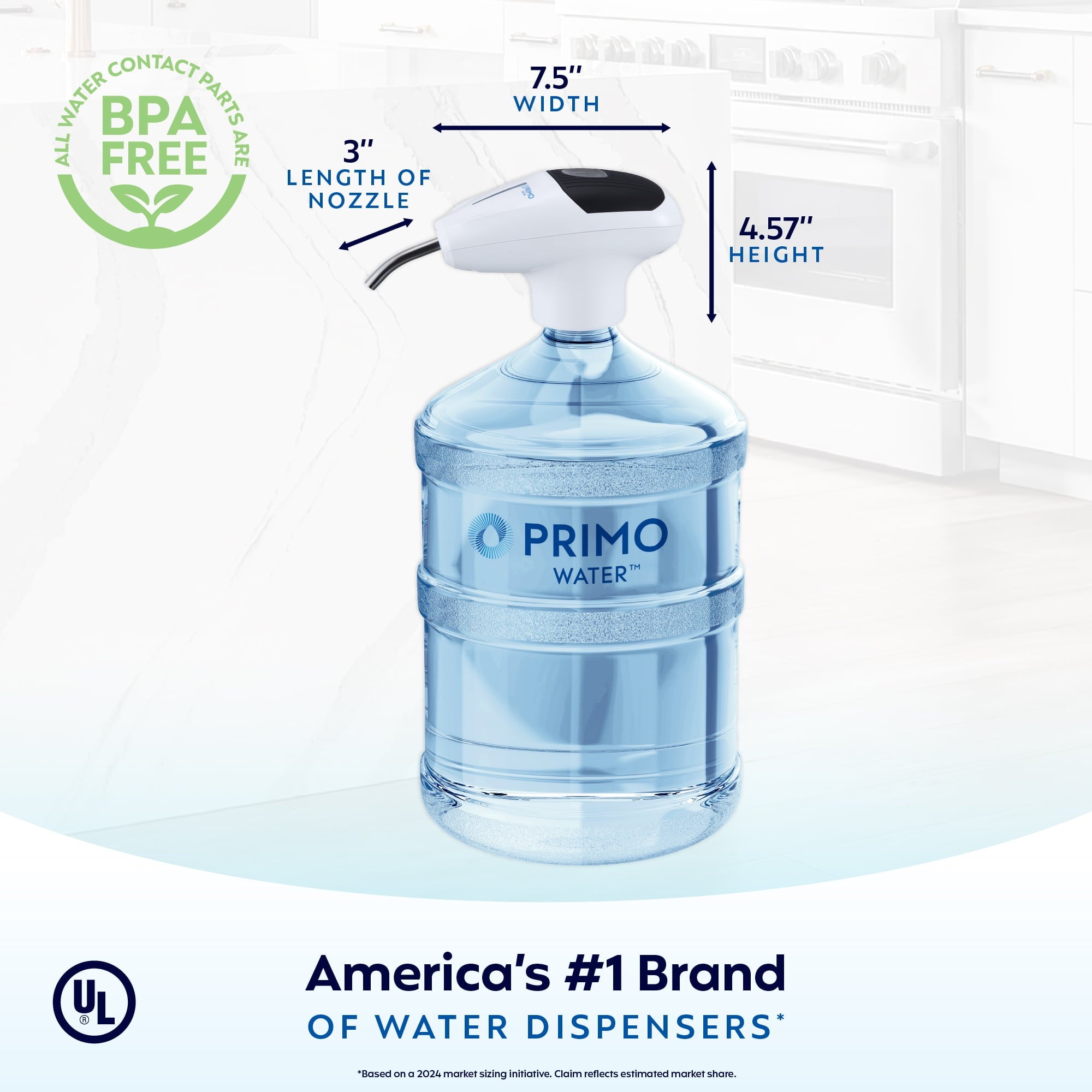 Primo Water® Portable Water Dispenser with Touch Controls