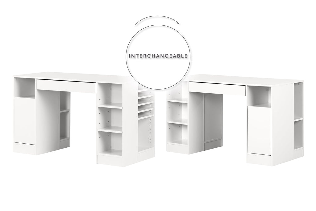 South Shore Crea Craft Table, Multiple Finishes