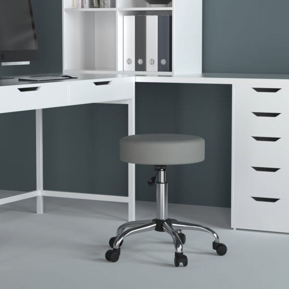 Norstar B240-GY Grey Caressoft Medical Stool, Grey