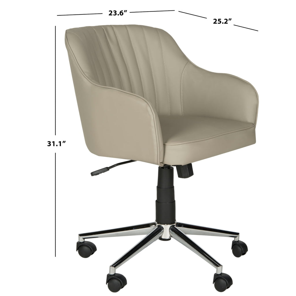 SAFAVIEH Hilda Desk Chair Grey