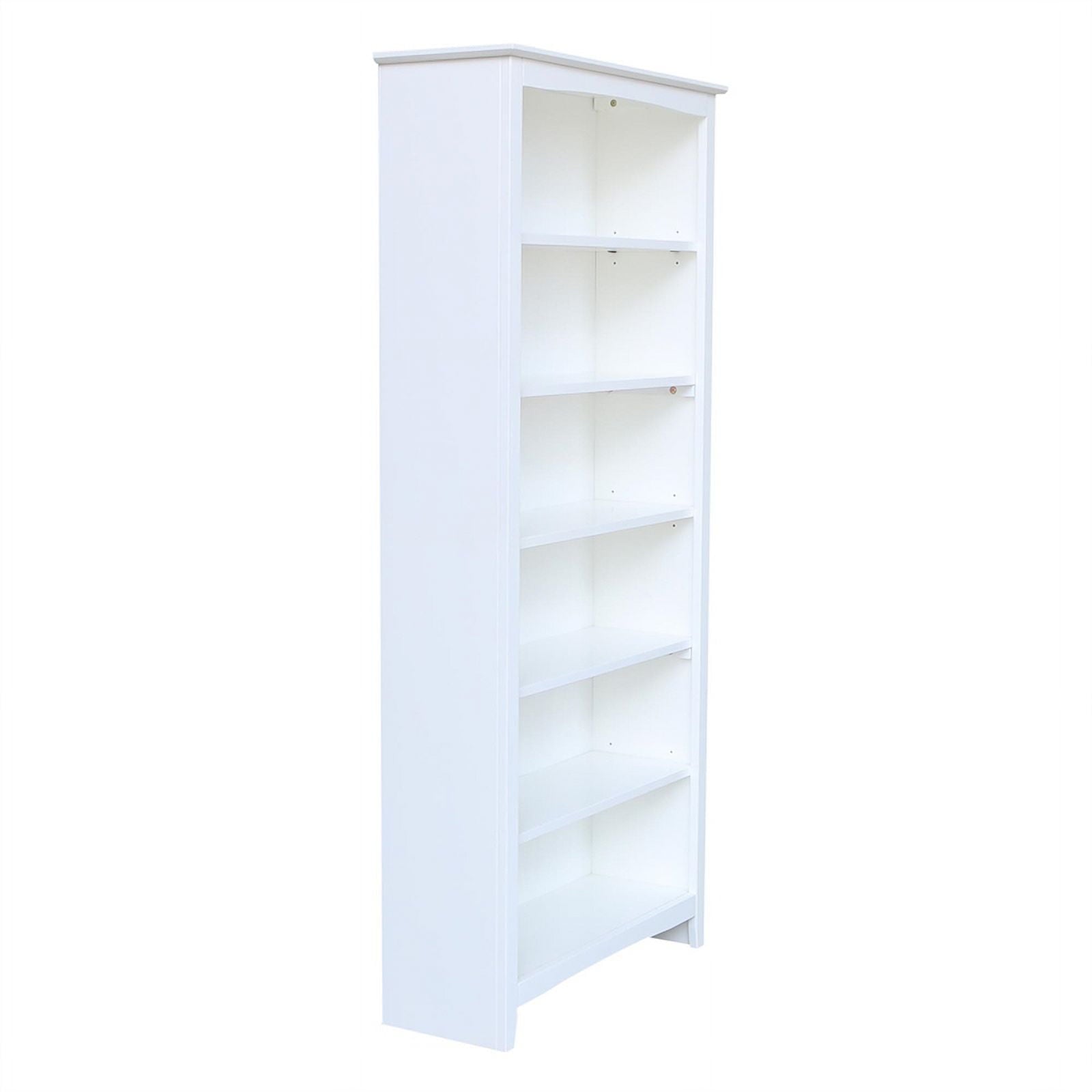 International Concepts Solid Wood Shaker Bookcase, 72 in H