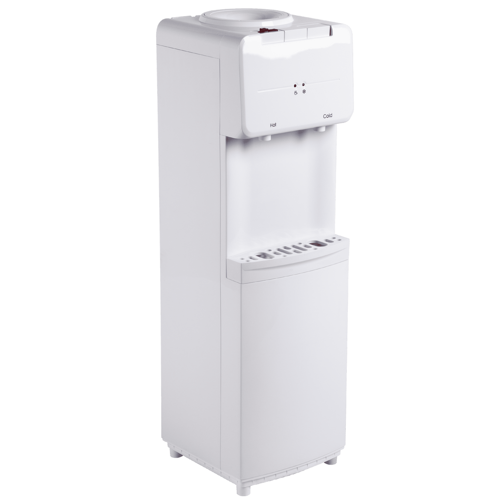 Great Value Top Loading Hot/Cold Temperature Water Dispenser, White Water Cooler