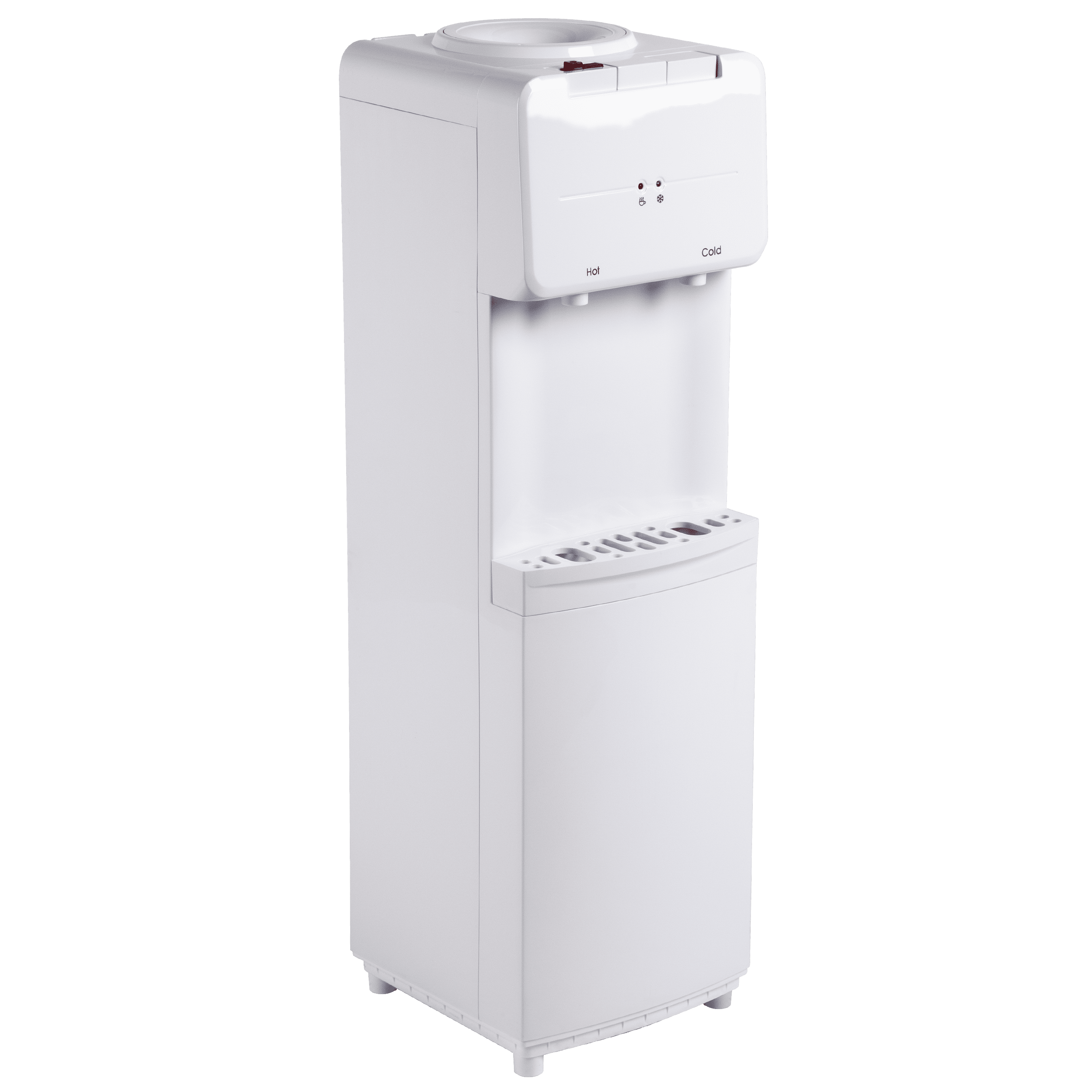 Great Value Top Loading Hot/Cold Temperature Water Dispenser, White Water Cooler