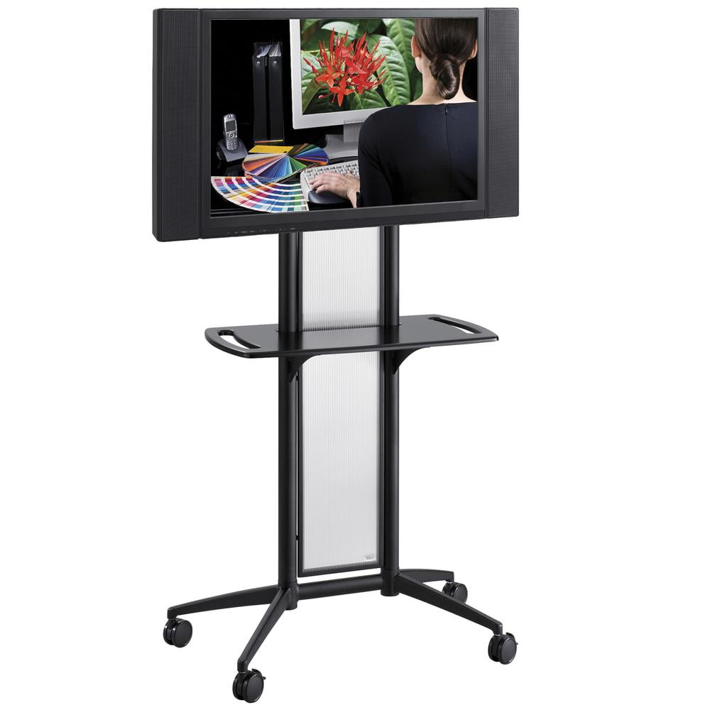 Safco Impromptu® Flat Panel TV Cart in Black