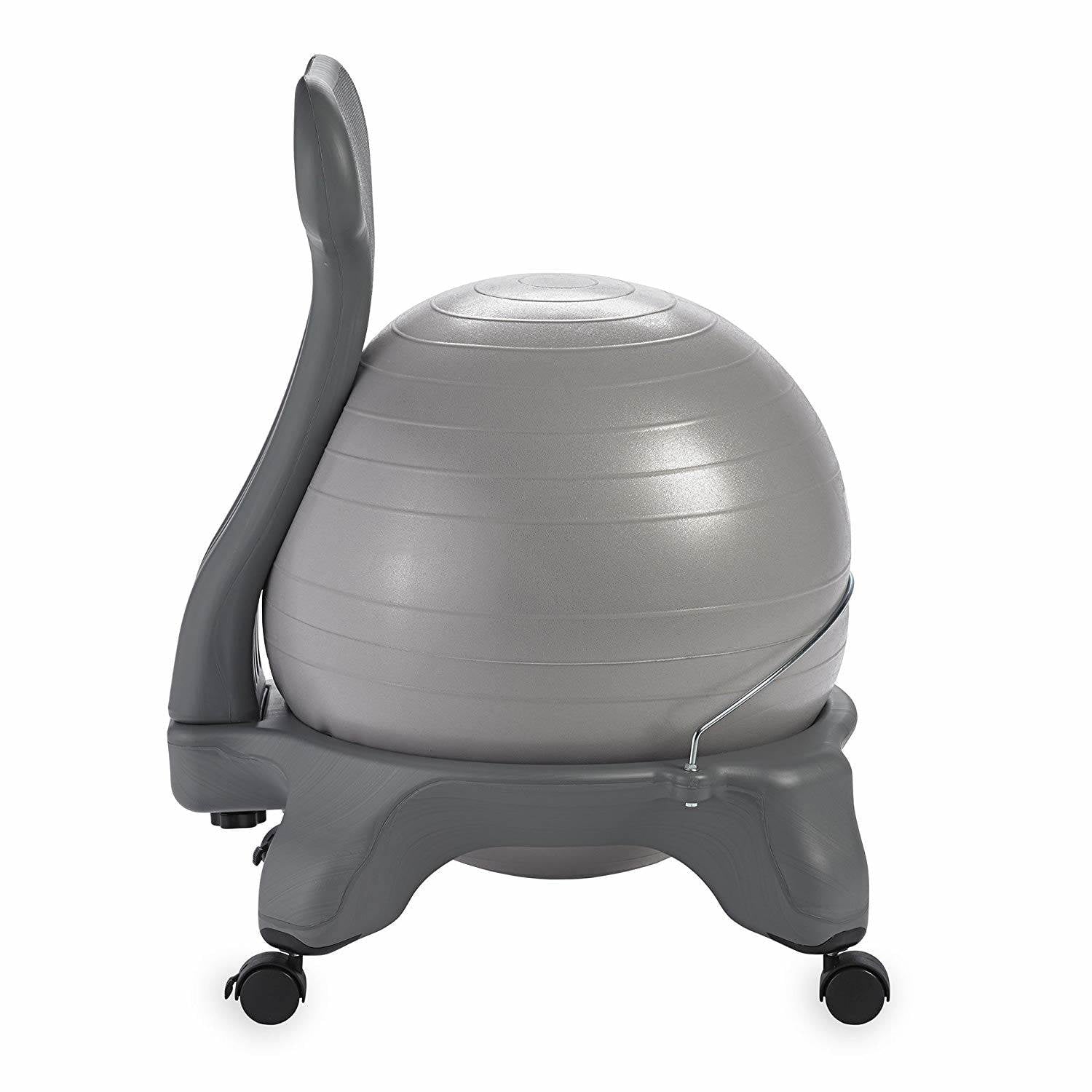 Gaiam Balance Ball Chair, Cool Grey