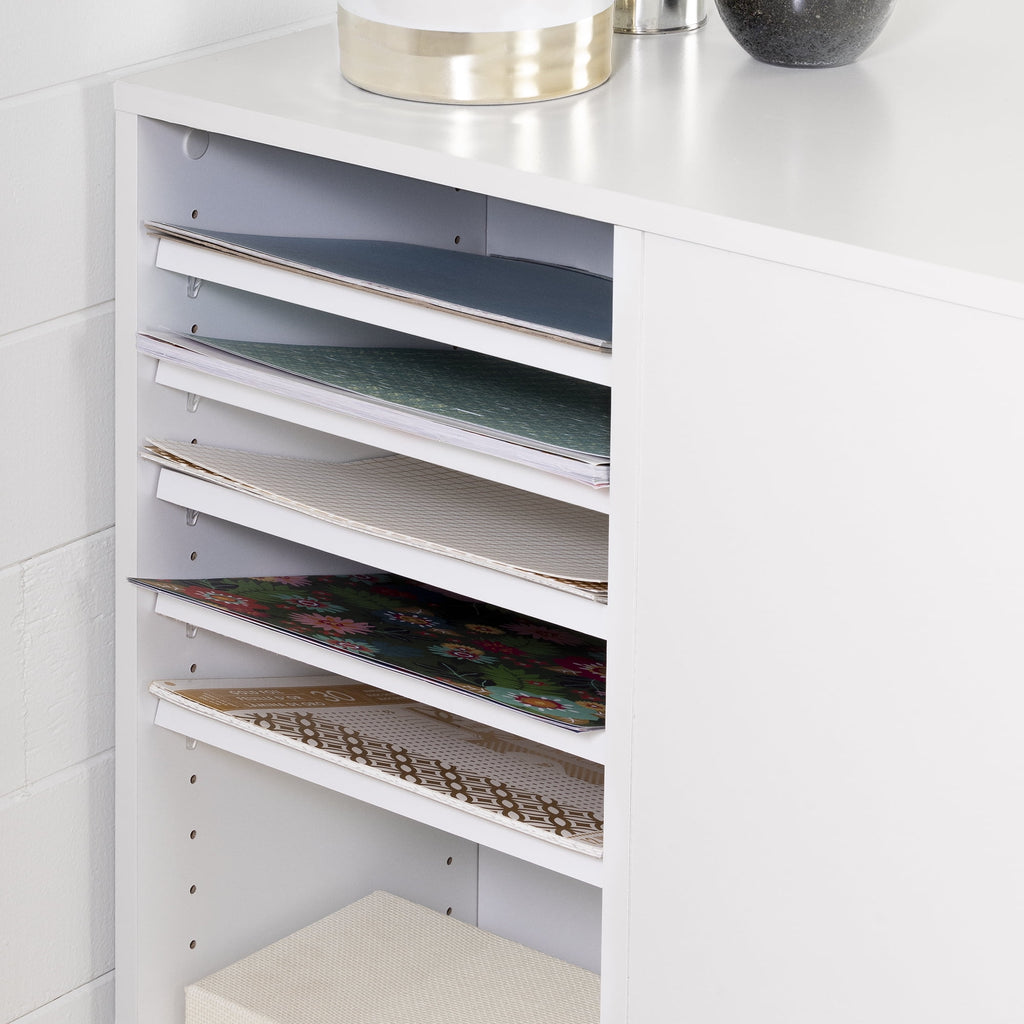 South Shore Crea Craft Table, Multiple Finishes