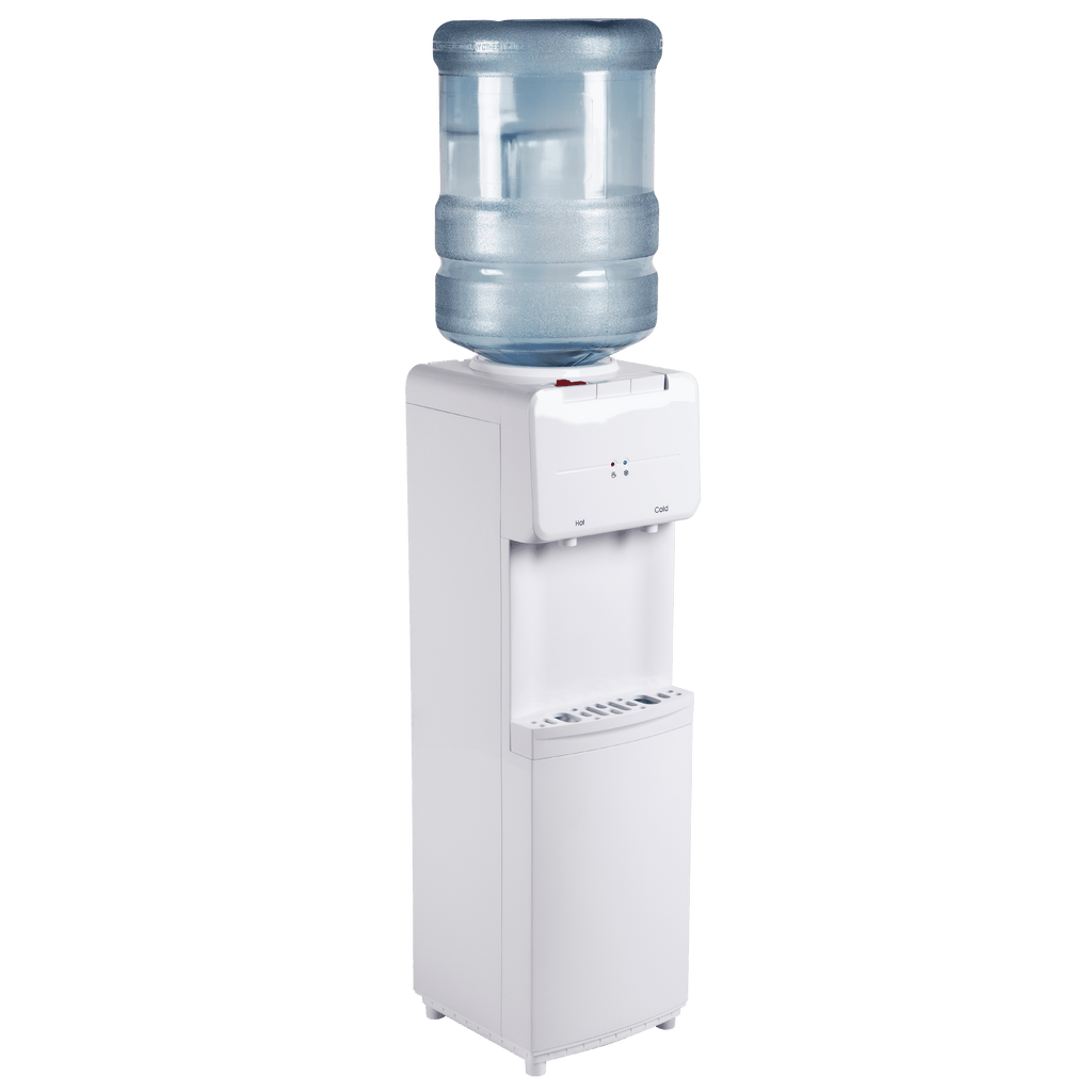 Great Value Top Loading Hot/Cold Temperature Water Dispenser, White Water Cooler