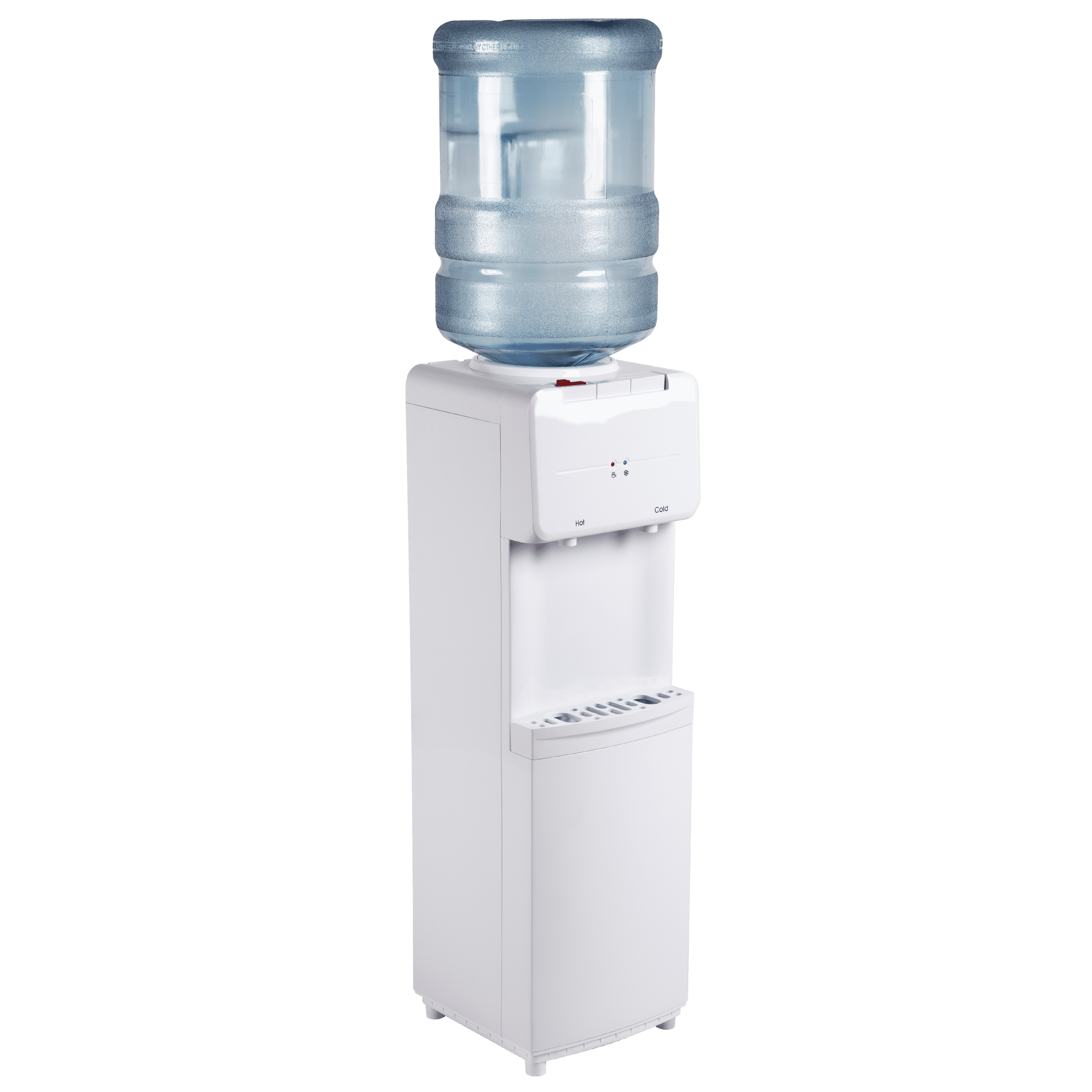 Great Value Top Loading Hot/Cold Temperature Water Dispenser, White Water Cooler