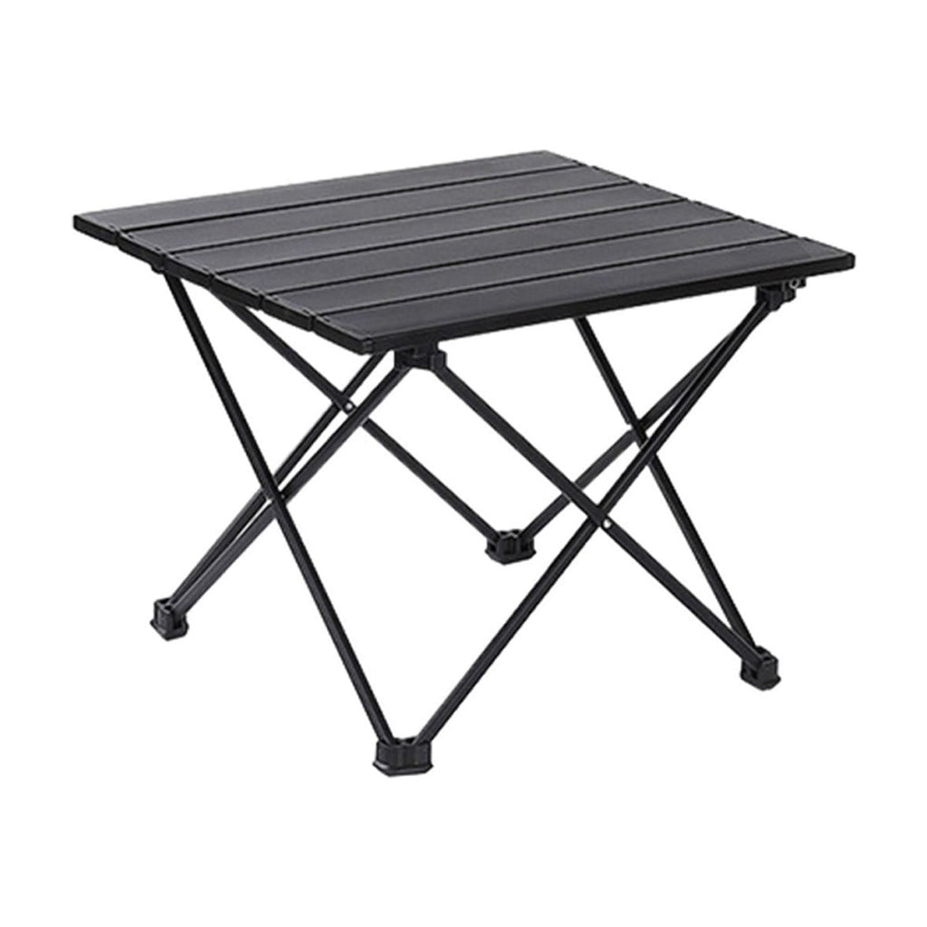 Oneshit Outdoor iron tabletop folding table Iron tabletop portable roller shutter table with large capacity storage bag Outdoor mini folding table suitable for camping Spring Clearance