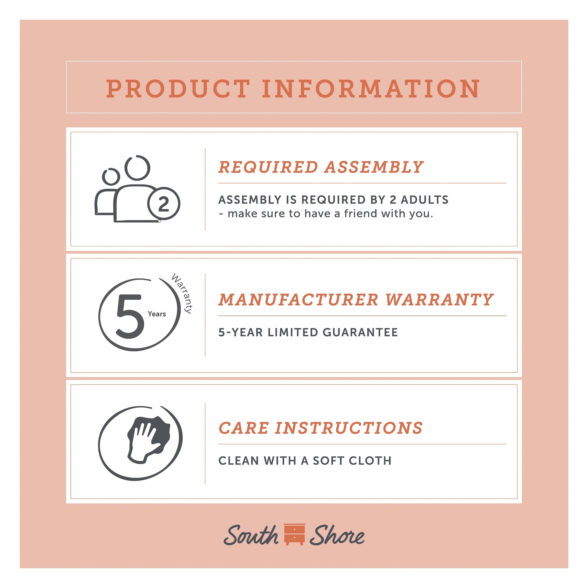 South Shore Crea Craft Table, Multiple Finishes