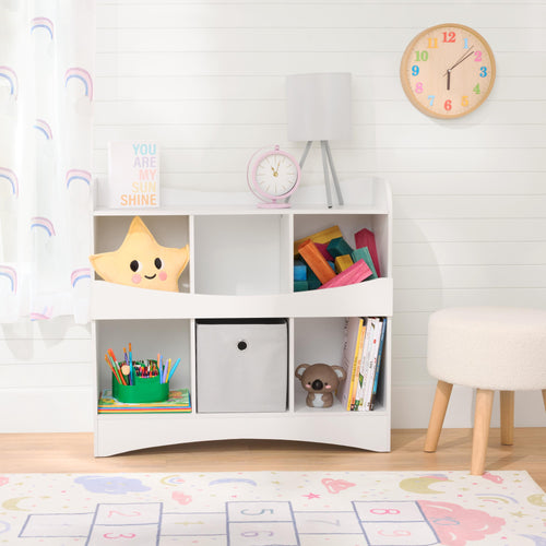 BYO Kids Toy Storage & Bookcase, White