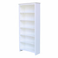 International Concepts Solid Wood Shaker Bookcase, 72 in H