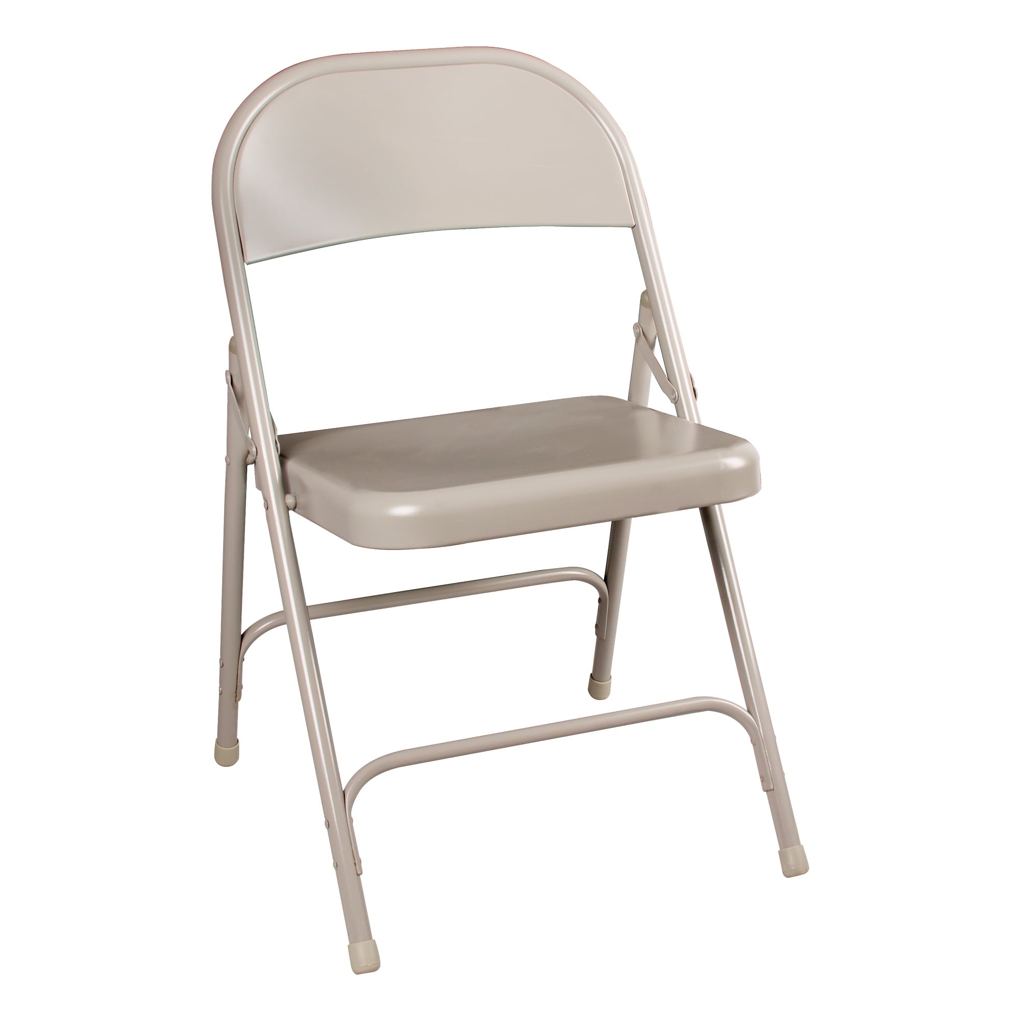 Norwood Commercial Furniture 6600 Series Steel Folding Chair  Gray- NOR-SRO592-GR-SO  (Pack of 4)
