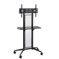 Safco Impromptu® Flat Panel TV Cart in Black