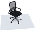 ZenSports 46"W x 60"L Clear PVC Chair Mat Office Mat for Carpet W/Cleats, Phthalate Free