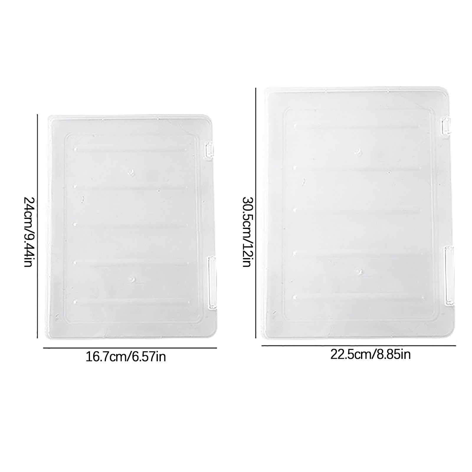 Clearance!XEOVHV Boxes File Storage Box, Document Holders Slim Portable Project Case, A5 File Organizer File Storage Case Plastic Magazines Magazine Office Folders A4 Protector Multipurpose