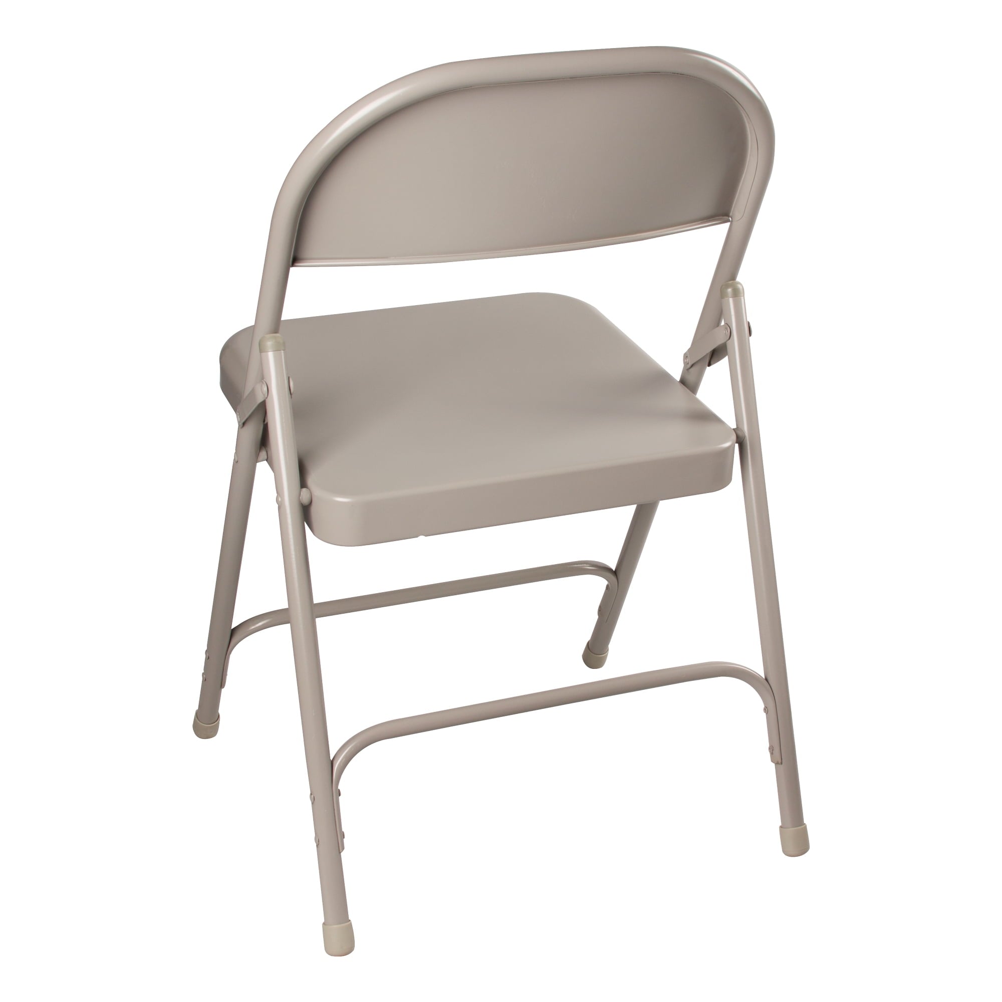 Norwood Commercial Furniture 6600 Series Steel Folding Chair  Gray- NOR-SRO592-GR-SO  (Pack of 4)