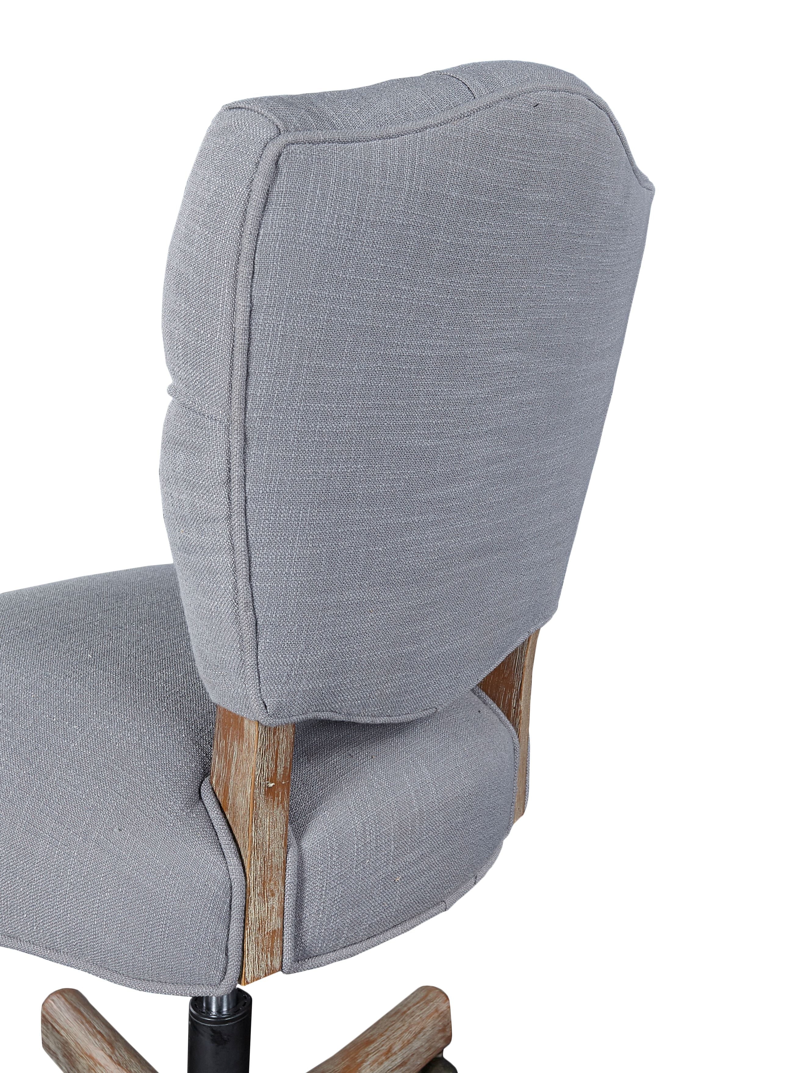 Linon Kelsey Office Chair, 18.5-22.5 in. Adjustable Seat Height, Multiple Colors