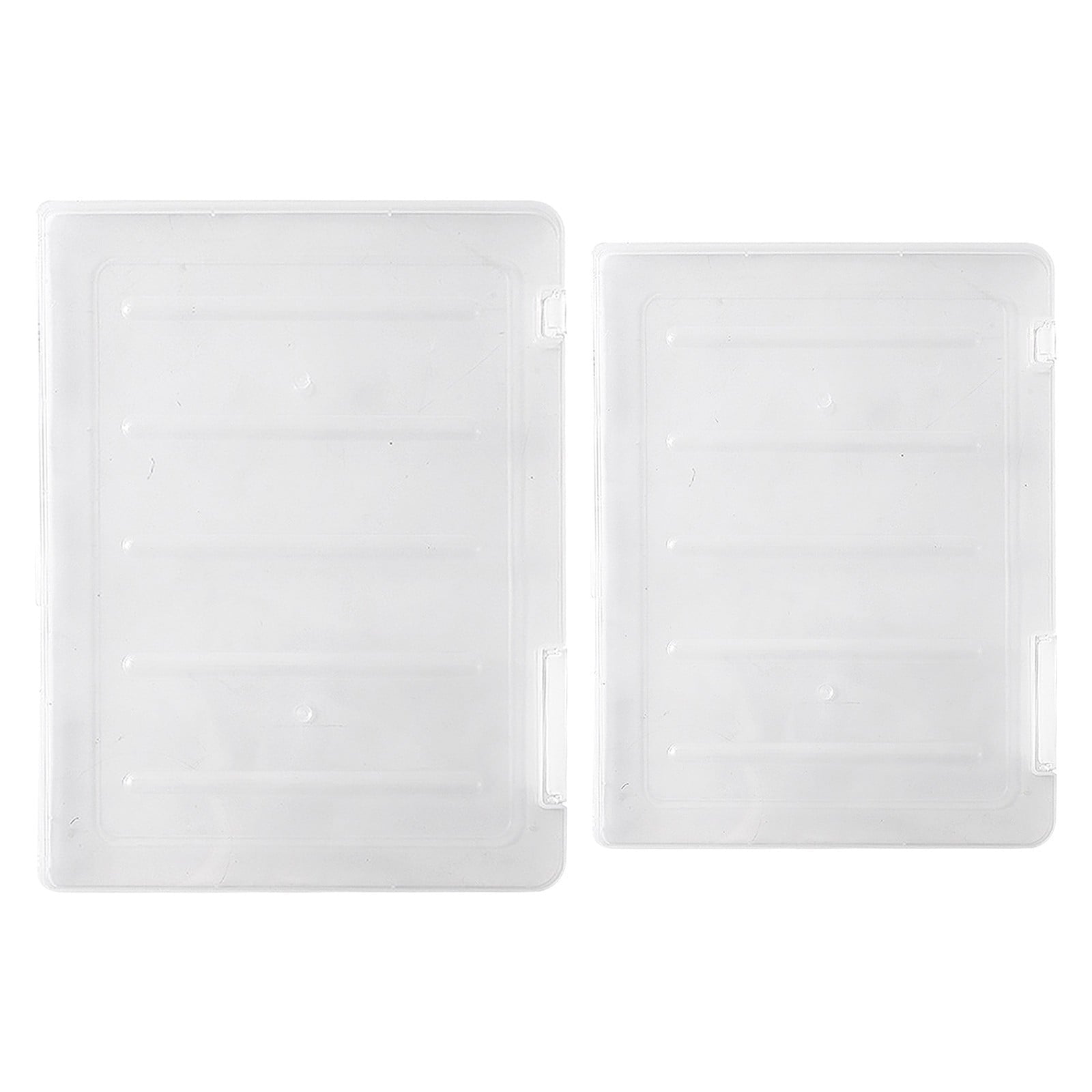 Clearance!XEOVHV Boxes File Storage Box, Document Holders Slim Portable Project Case, A5 File Organizer File Storage Case Plastic Magazines Magazine Office Folders A4 Protector Multipurpose