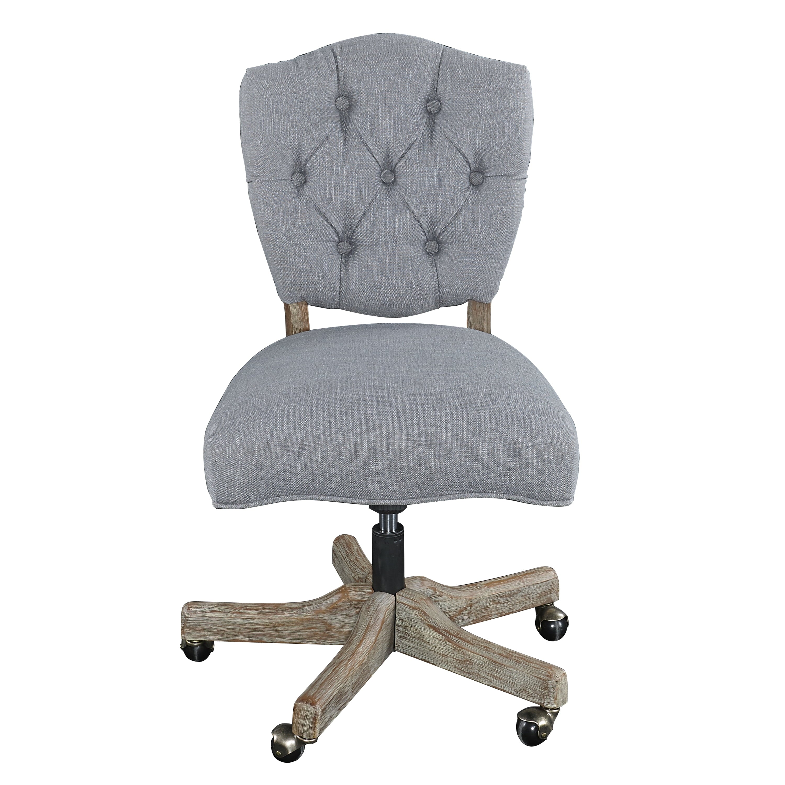 Linon Kelsey Office Chair, 18.5-22.5 in. Adjustable Seat Height, Multiple Colors