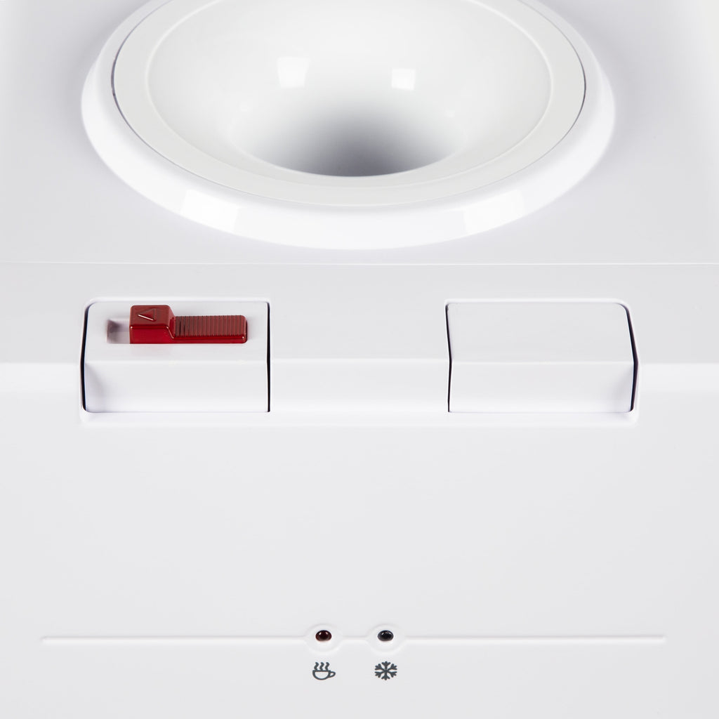 Great Value Top Loading Hot/Cold Temperature Water Dispenser, White Water Cooler