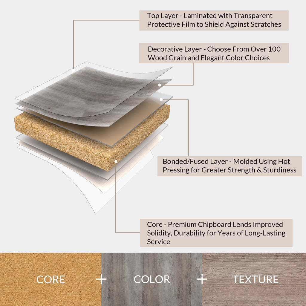 BELLEZE Modern Corner L-Shaped Home Office Computer Laptop Desk or Writing Study Workstation with Keyboard Tray, Two Drawers and Cabinet - Barlow (Stone Gray)