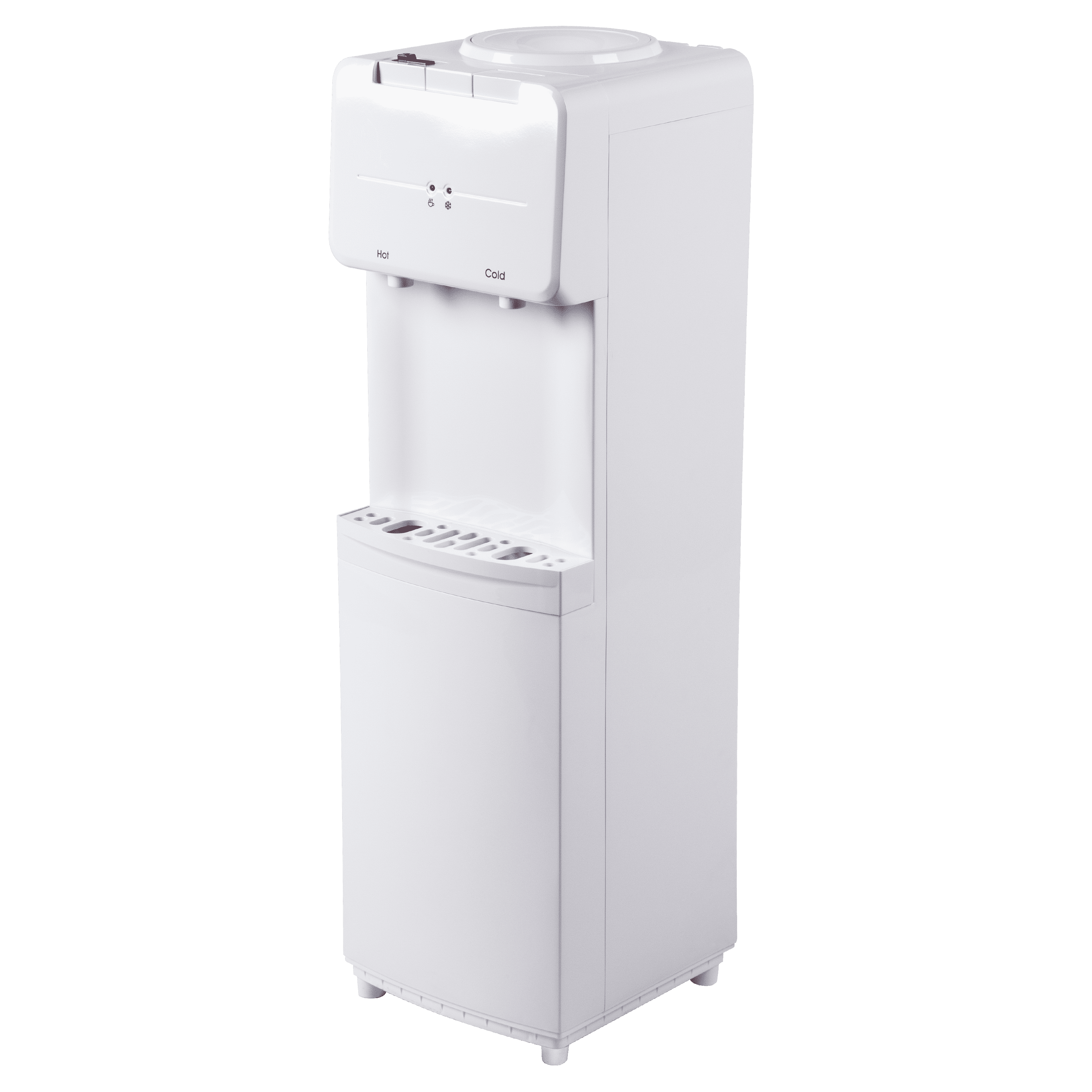 Great Value Top Loading Hot/Cold Temperature Water Dispenser, White Water Cooler