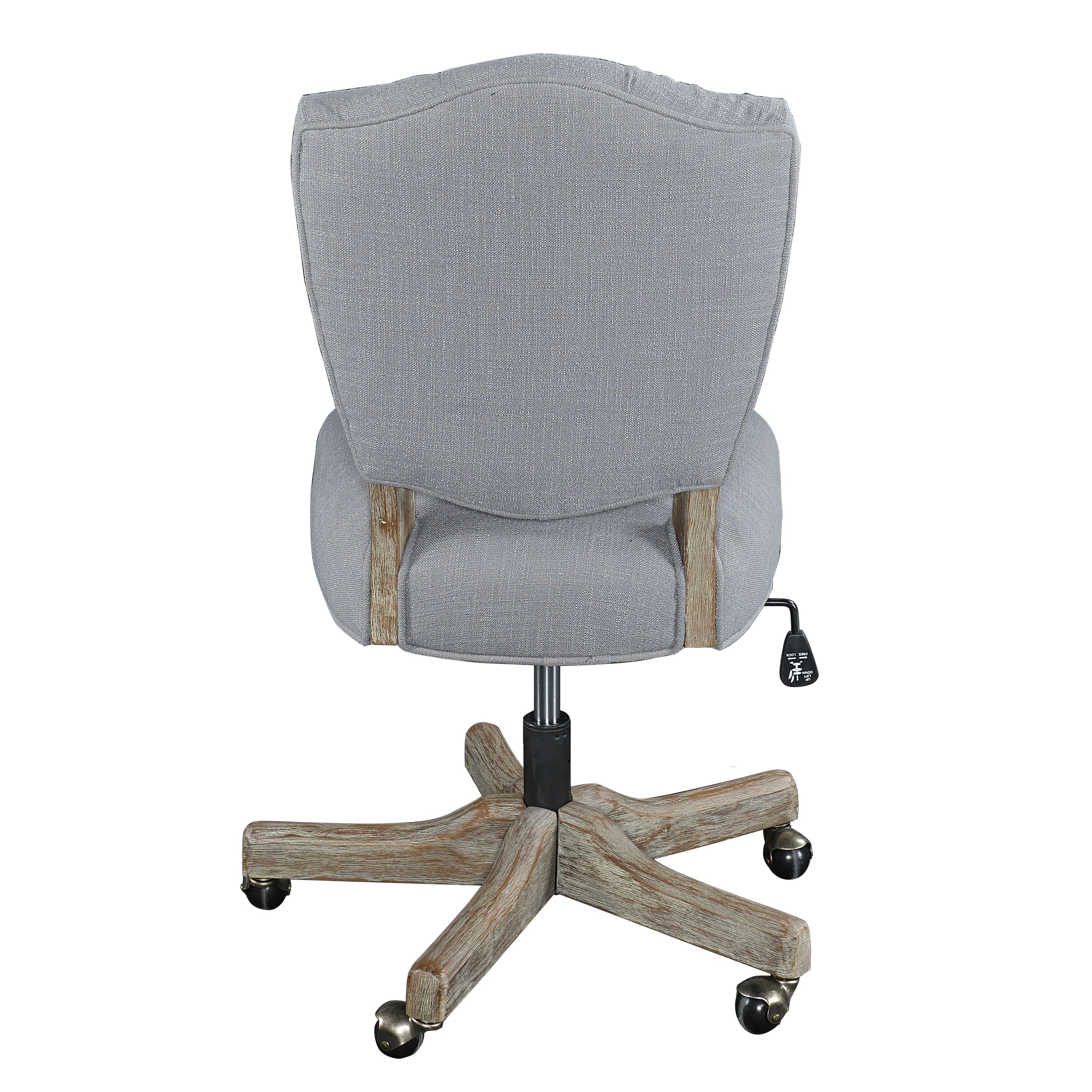Linon Kelsey Office Chair, 18.5-22.5 in. Adjustable Seat Height, Multiple Colors